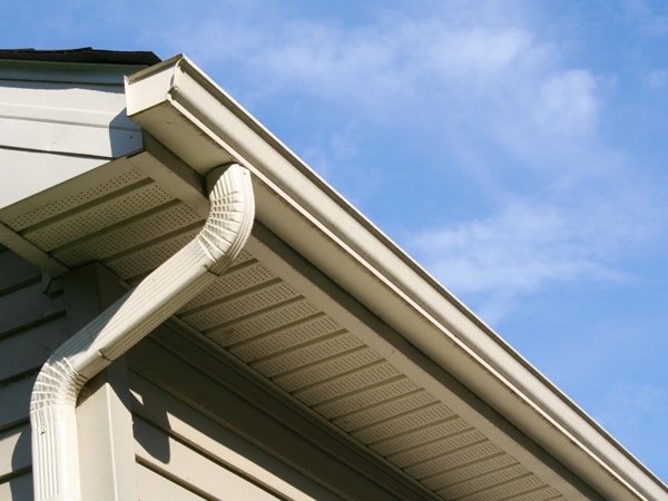 gutter on a house