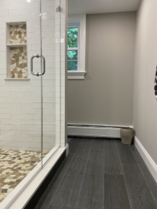 bathroom in upper saddle river renovation