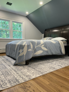 bedroom in upper saddle river renovation