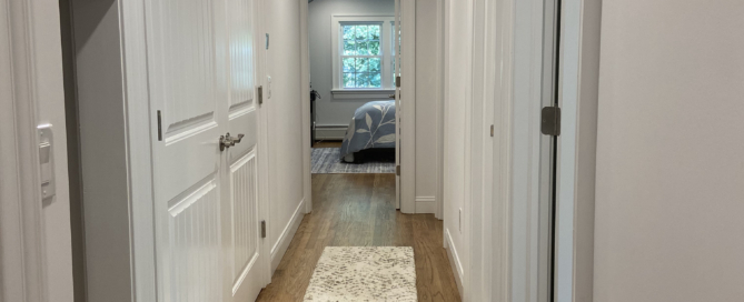 hallway in upper saddle river, nj home renovation