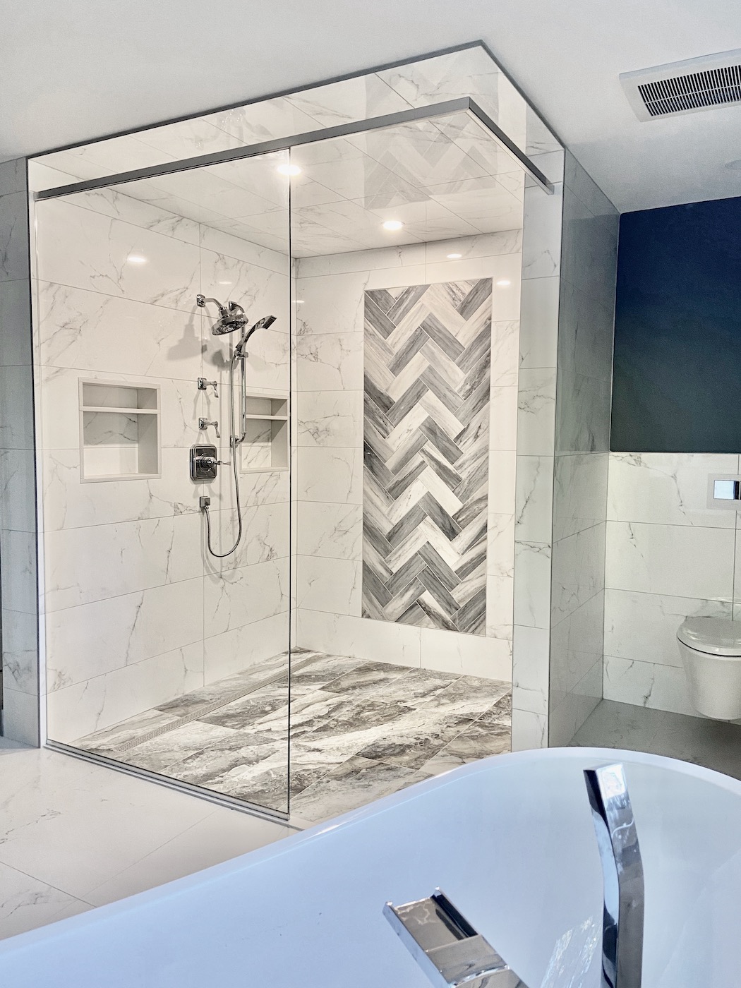 bathroom remodel in upper saddle river