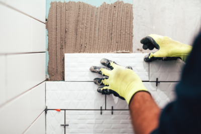 installing bathroom tile