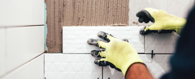 installing bathroom tile