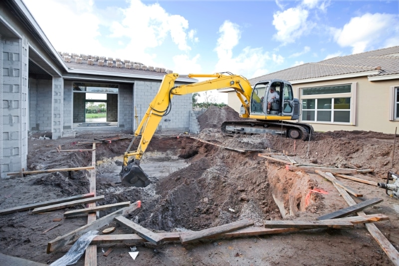 new cement swimming pool construction series