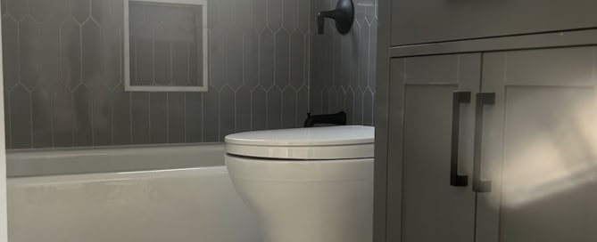 Hallway Bathroom Renovation in Hillsdale, NJ by Loughlin and Son Construction