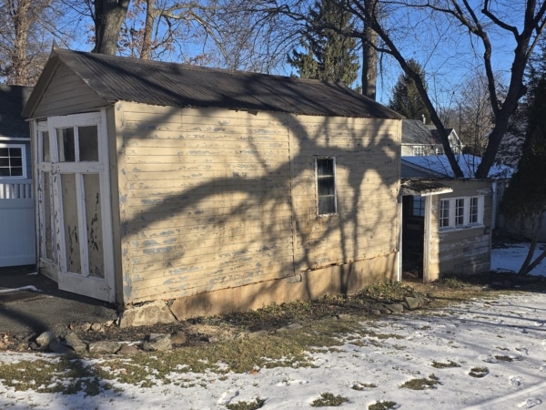 The Before Picture for a New Garage Build in Westwood, NJ by Loughlin And Son Construction
