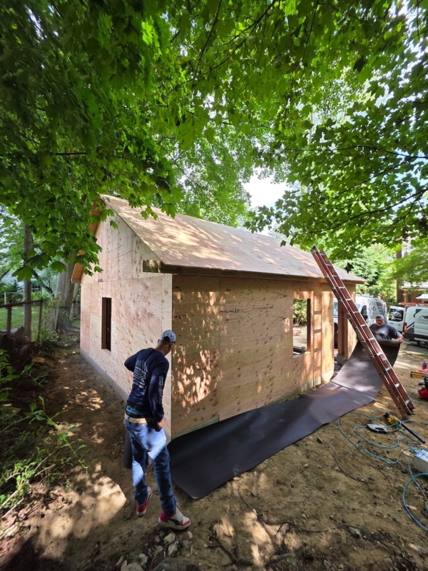 Framing of Walls for Garage Build in Scarsdale NY by Loughlin And Son Construction