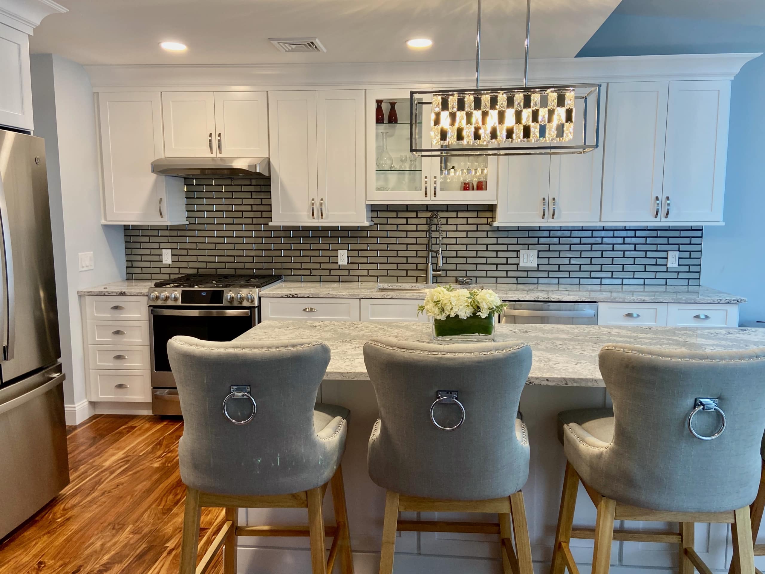 A renovated kitchen in Garnerville, NY by Loughlin & Son Construction.
