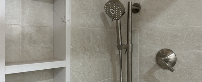 Shower Fixtures in a Ramsey NJ Bathroom Renovation
