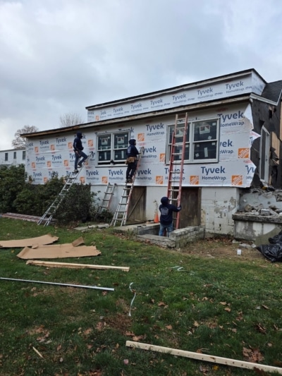 Weatherproofing Stage of a Home Renovation in West Nyack NY